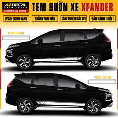 Tem Xe Xpander 09 - Tem Sườn Xe Thiết Kế Theo Yêu Cầu