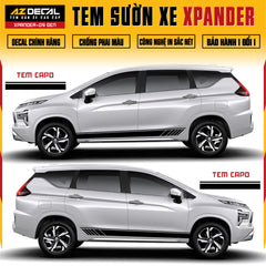 Tem Xe Xpander 09 - Tem Sườn Xe Thiết Kế Theo Yêu Cầu