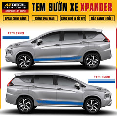 Tem Xe Xpander 09 - Tem Sườn Xe Thiết Kế Theo Yêu Cầu
