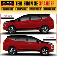 Tem Xe Xpander 09 - Tem Sườn Xe Thiết Kế Theo Yêu Cầu