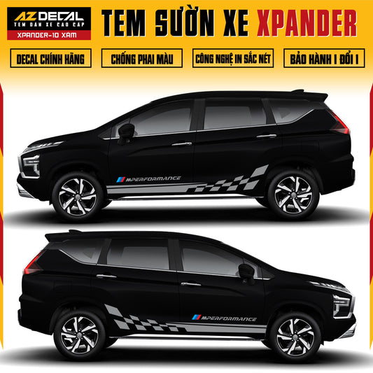 Tem Xe Xpander 10 - Tem Sườn Xe Thiết Kế Theo Yêu Cầu