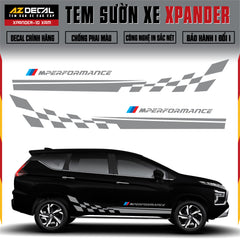 Tem Xe Xpander 10 - Tem Sườn Xe Thiết Kế Theo Yêu Cầu