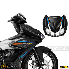 Tem xe Winner X One Heart Pattern Cận cảnh