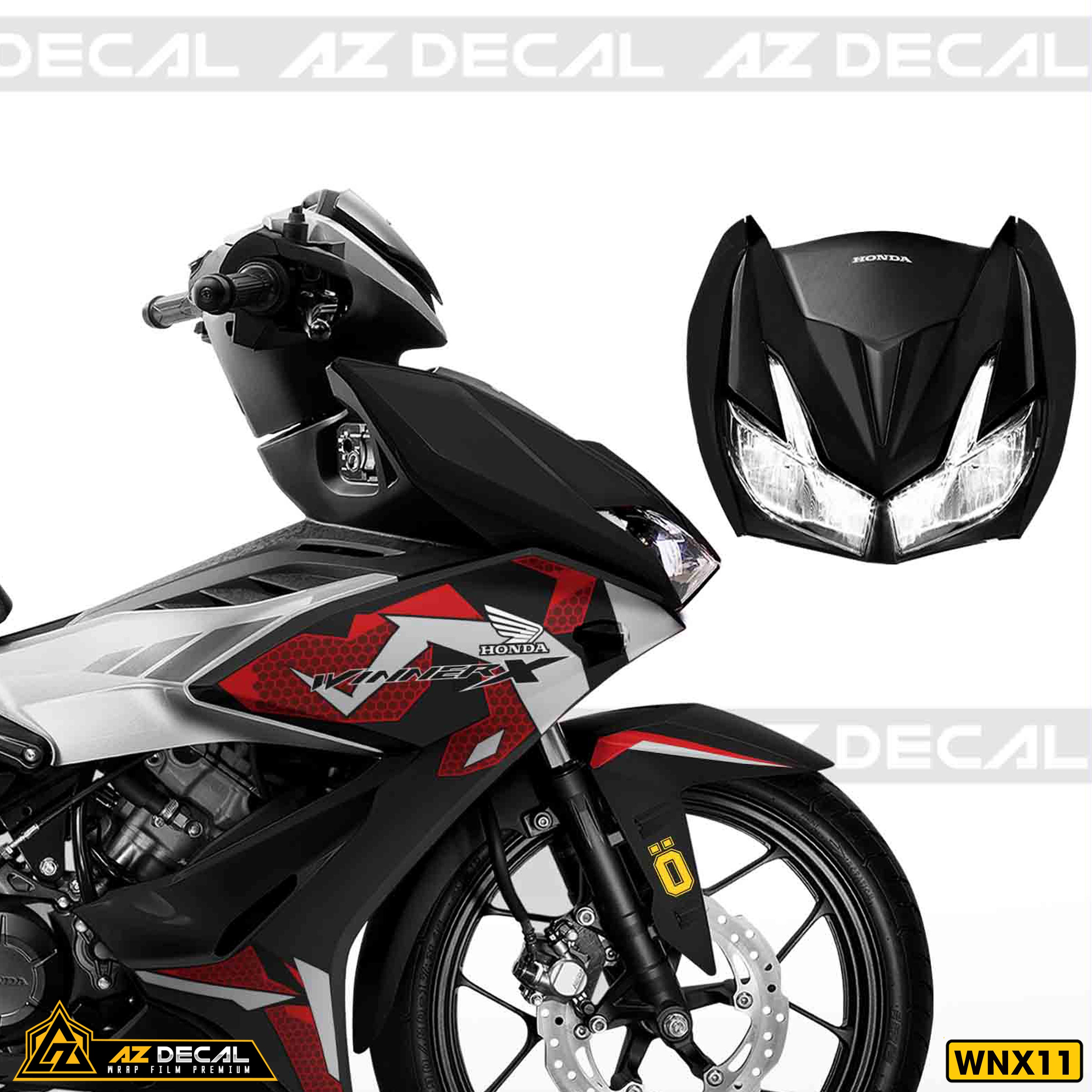 Tem Xe Winner X | WNX11 | Thiết Kế Matrix Cận Cảnh