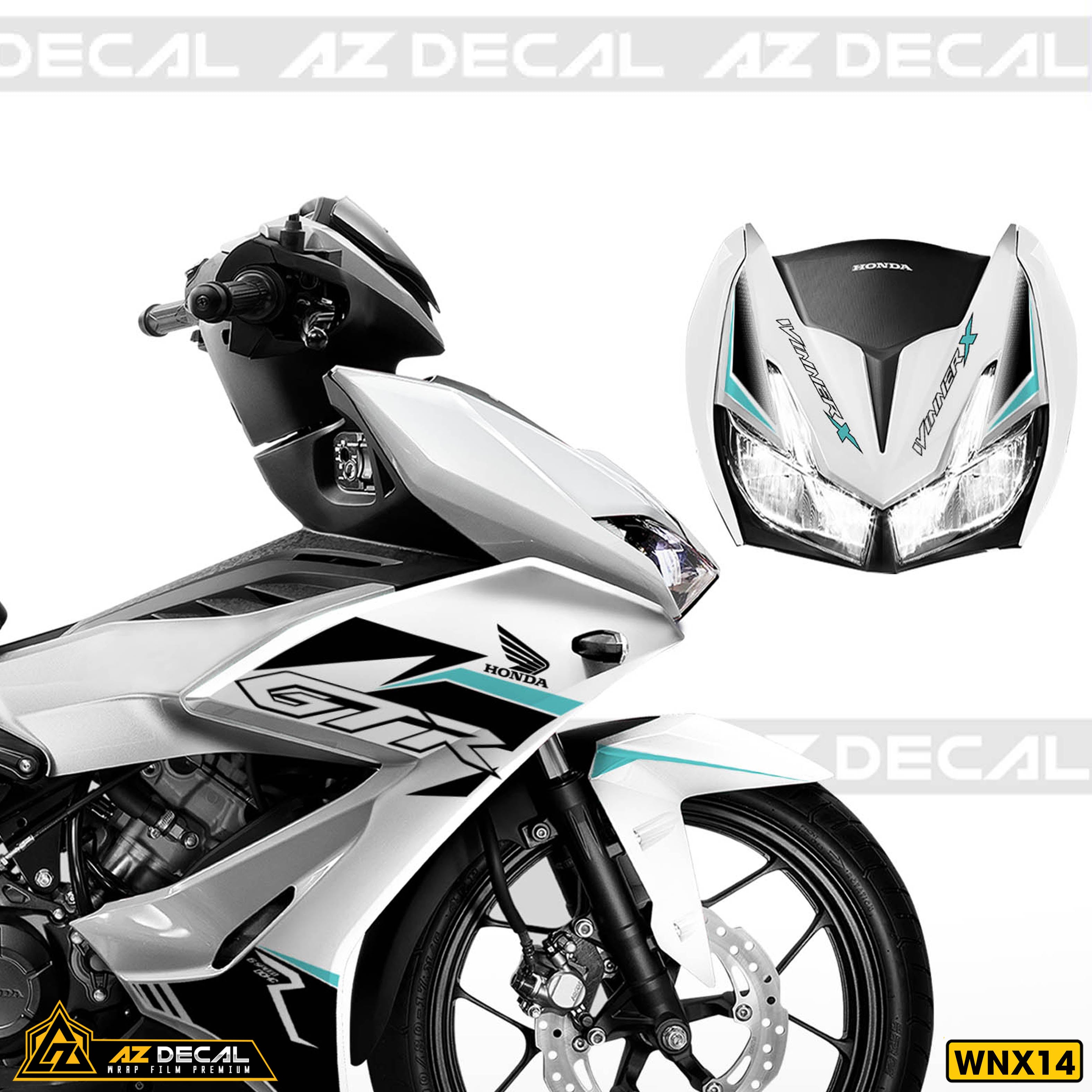 Tem Xe Winner X | WNX14 | Thiết Kế GTR cận cảnh