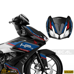 Tem xe Winner X HP4 - Xe Đen Cận Cảnh