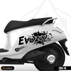 Tem Xe Evo 200 Mẫu Chữ Evo 200 - Cận cảnh