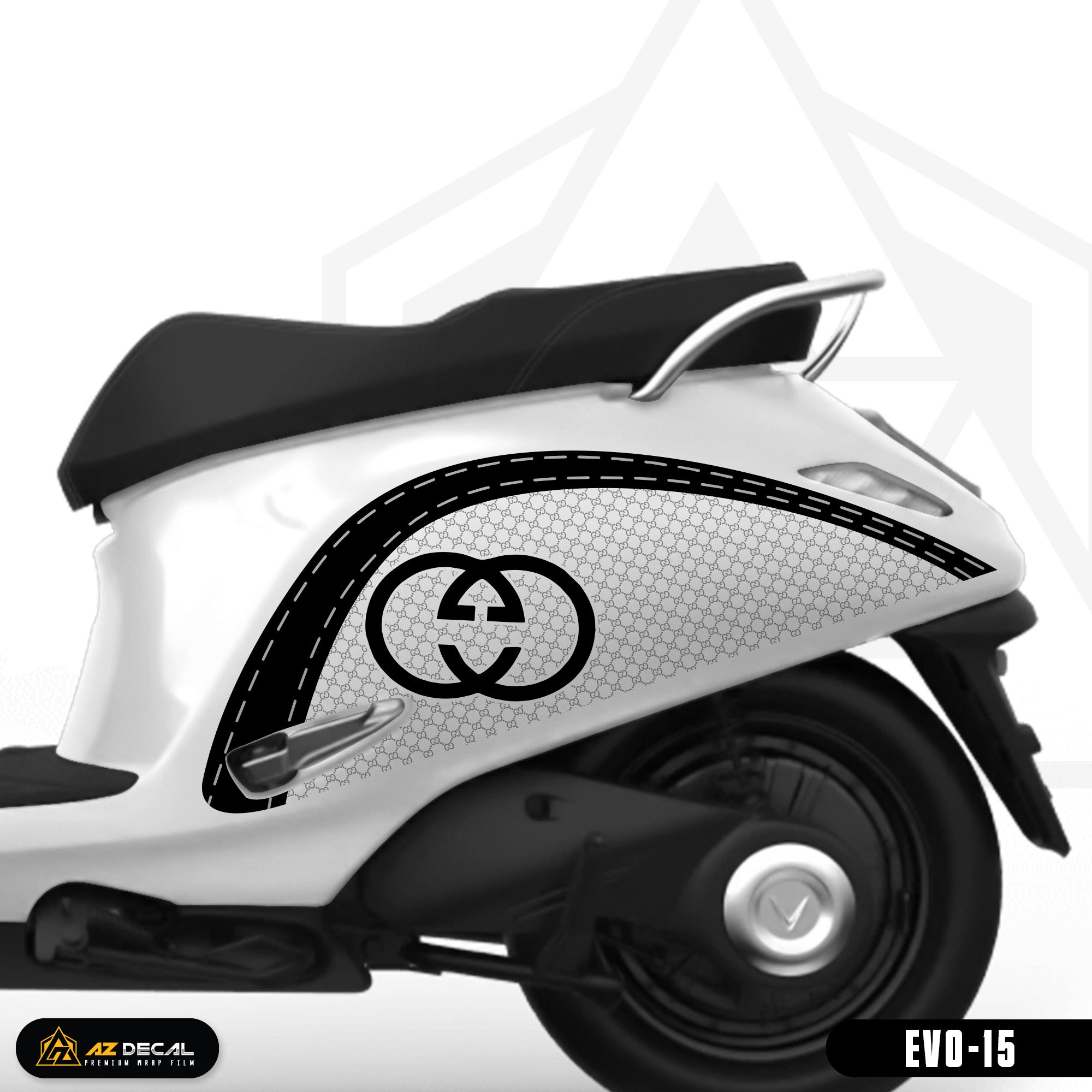 Tem Xe Evo 200 Mẫu Gucci cận cảnh