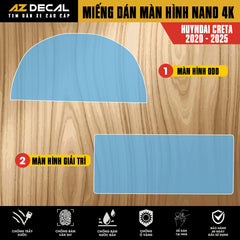 Dán Bảo Vệ Màn Hình Ô Tô Hyundai CRETA