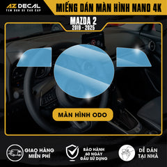 Dán Bảo Vệ Màn Hình Ô Tô Mazda 2