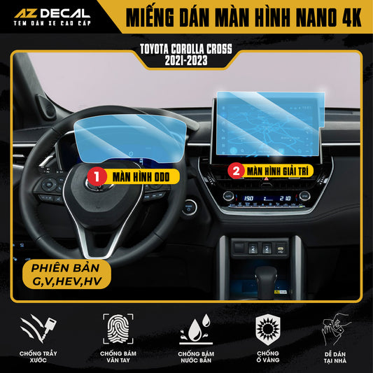 Dán Bảo Vệ Màn Hình Ô Tô Toyota COROLLA CROSS