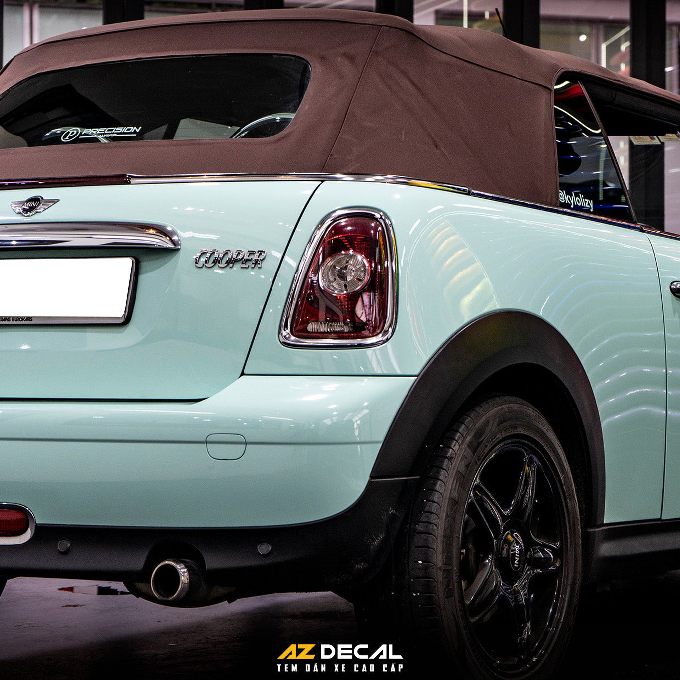 Dán Đổi Màu Ô Tô Mini Cooper địa chỉ dán