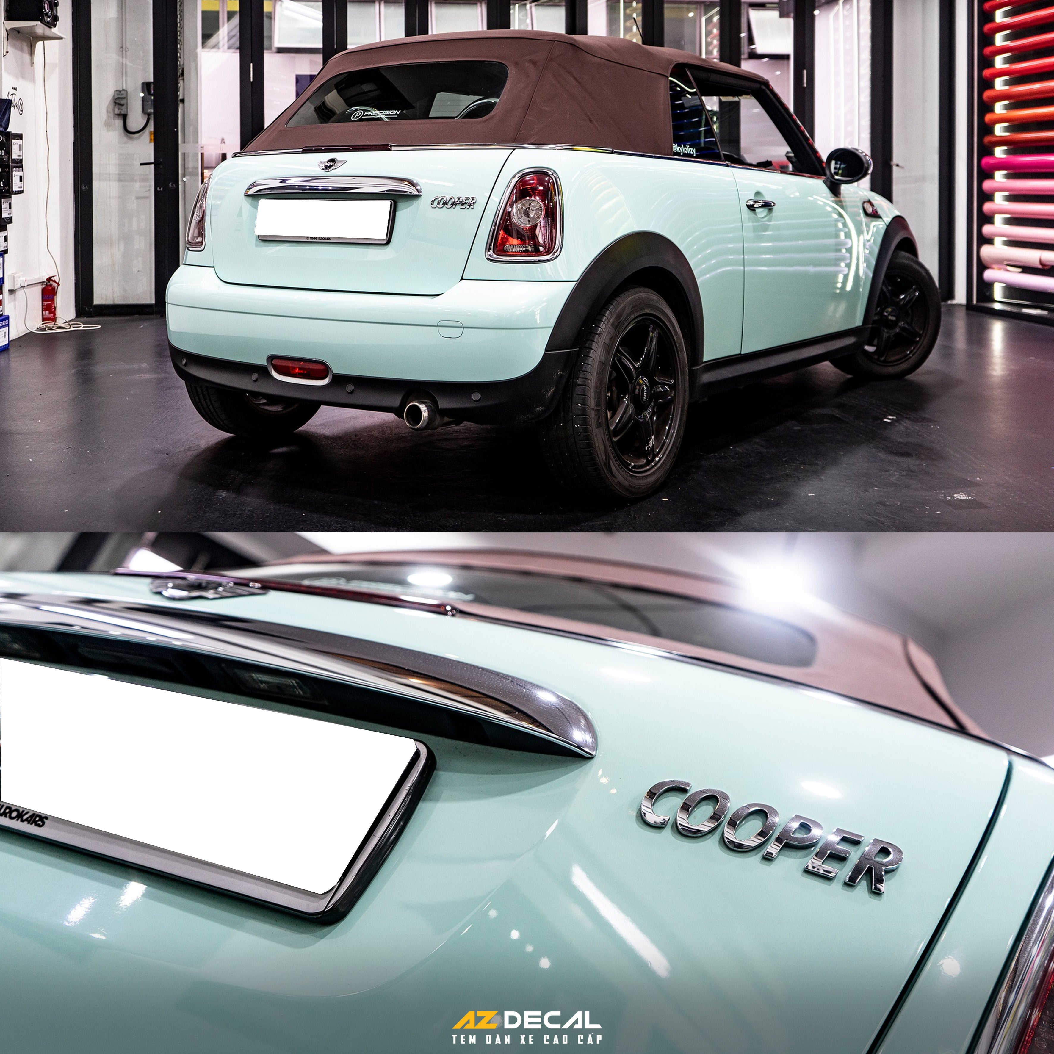 Dán Đổi Màu Ô Tô Mini Cooper bao nhiêu tiền