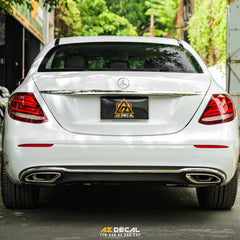 Dán decal xe Mercedes E200 màu trắng
