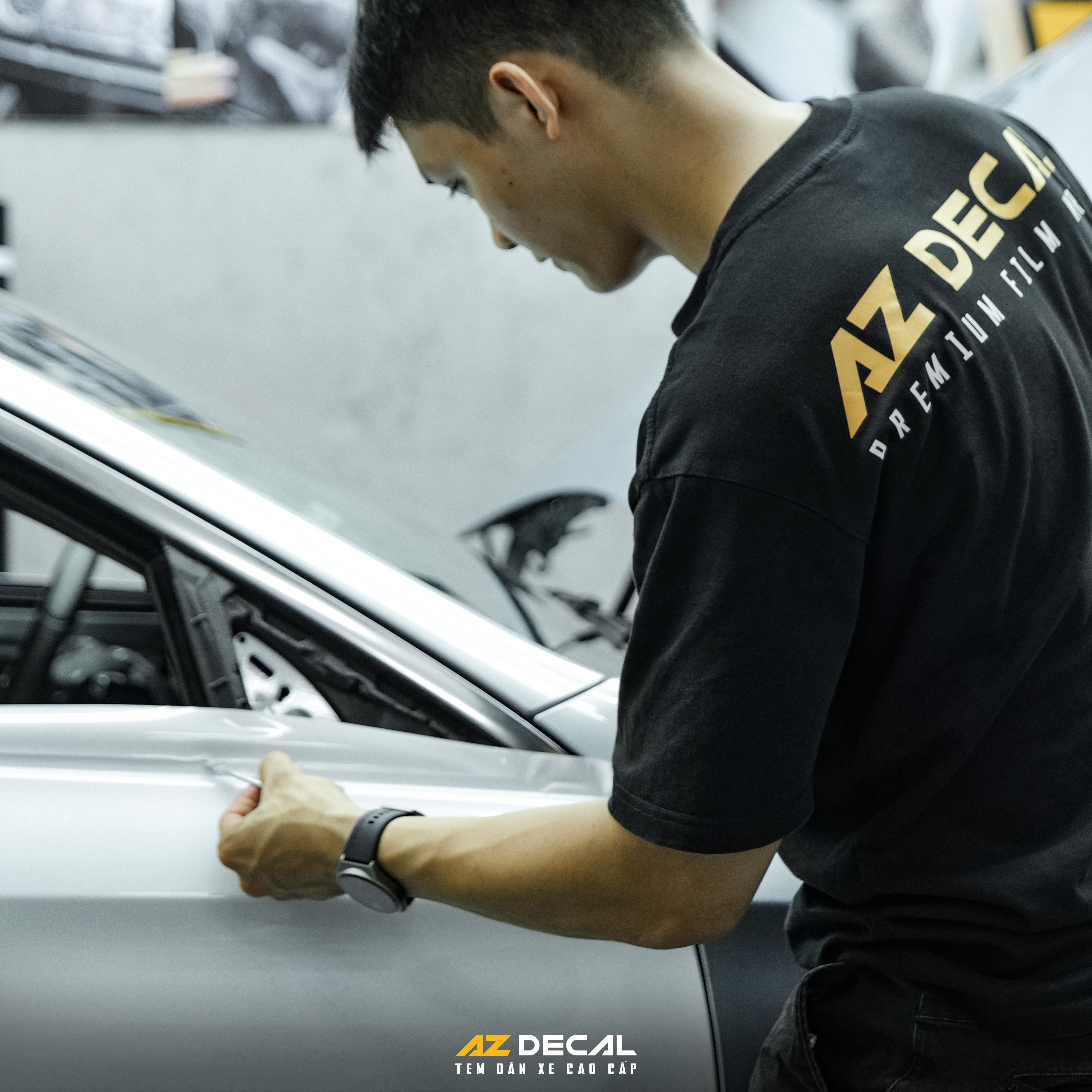 Dán Decal Đổi Màu Ô Tô Mercedes E200