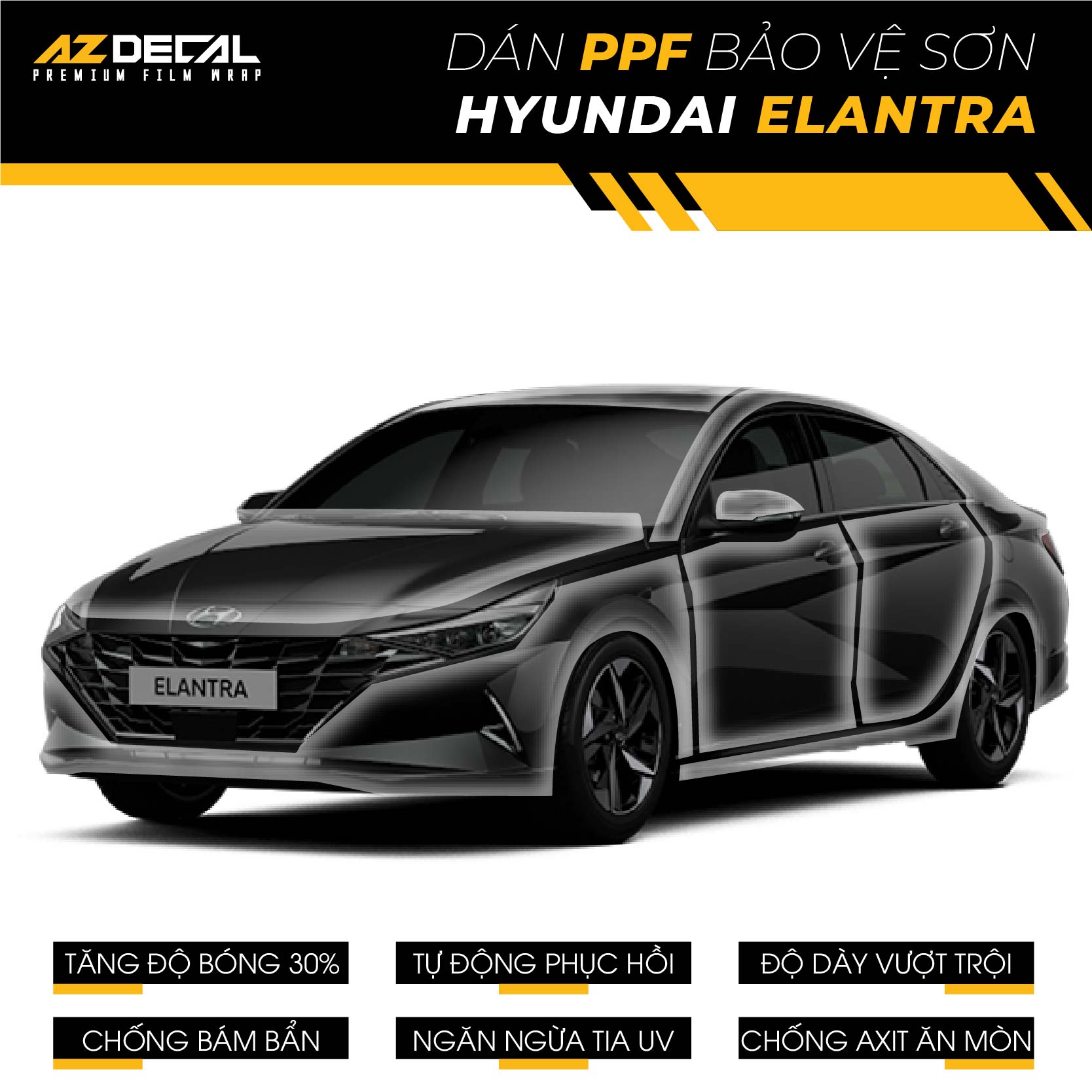 Dán PPF Ô Tô Hyundai Elantra