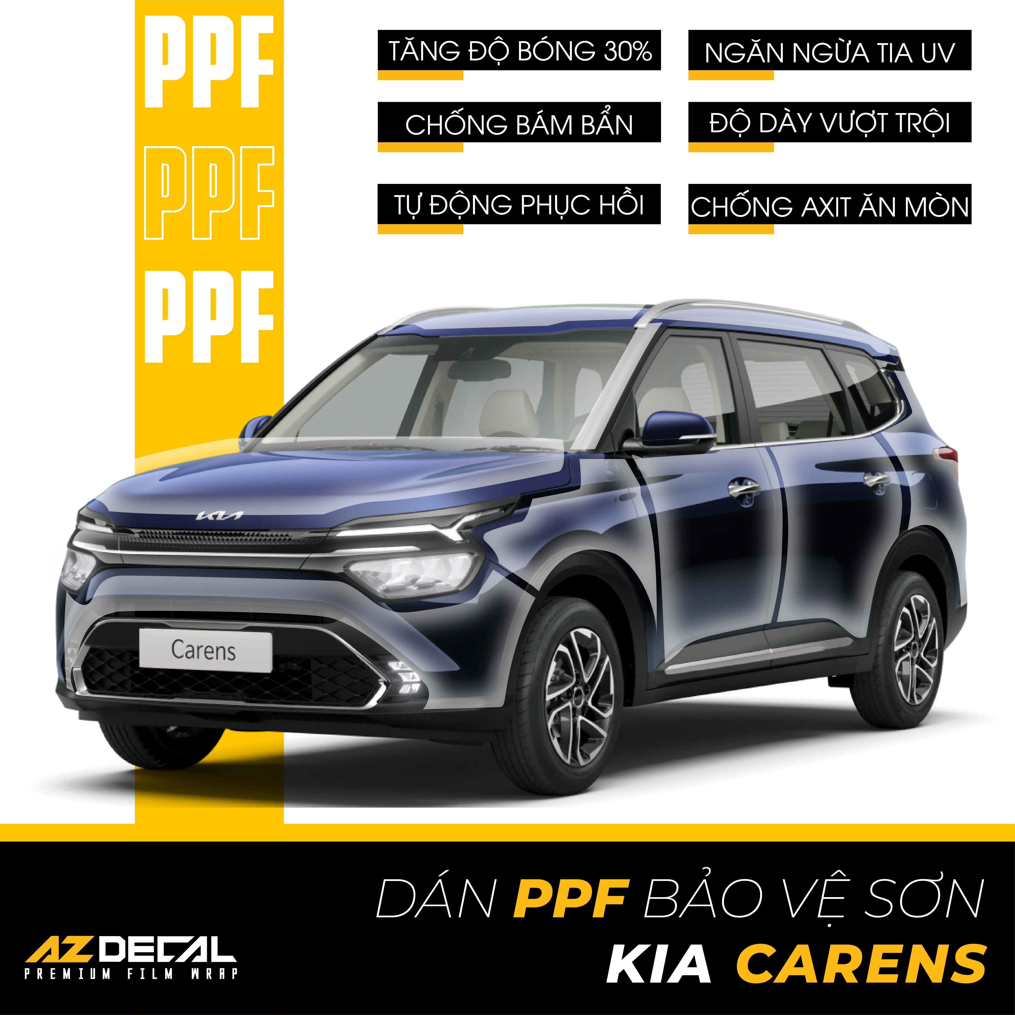 Dán PPF Ô Tô Kia Carens