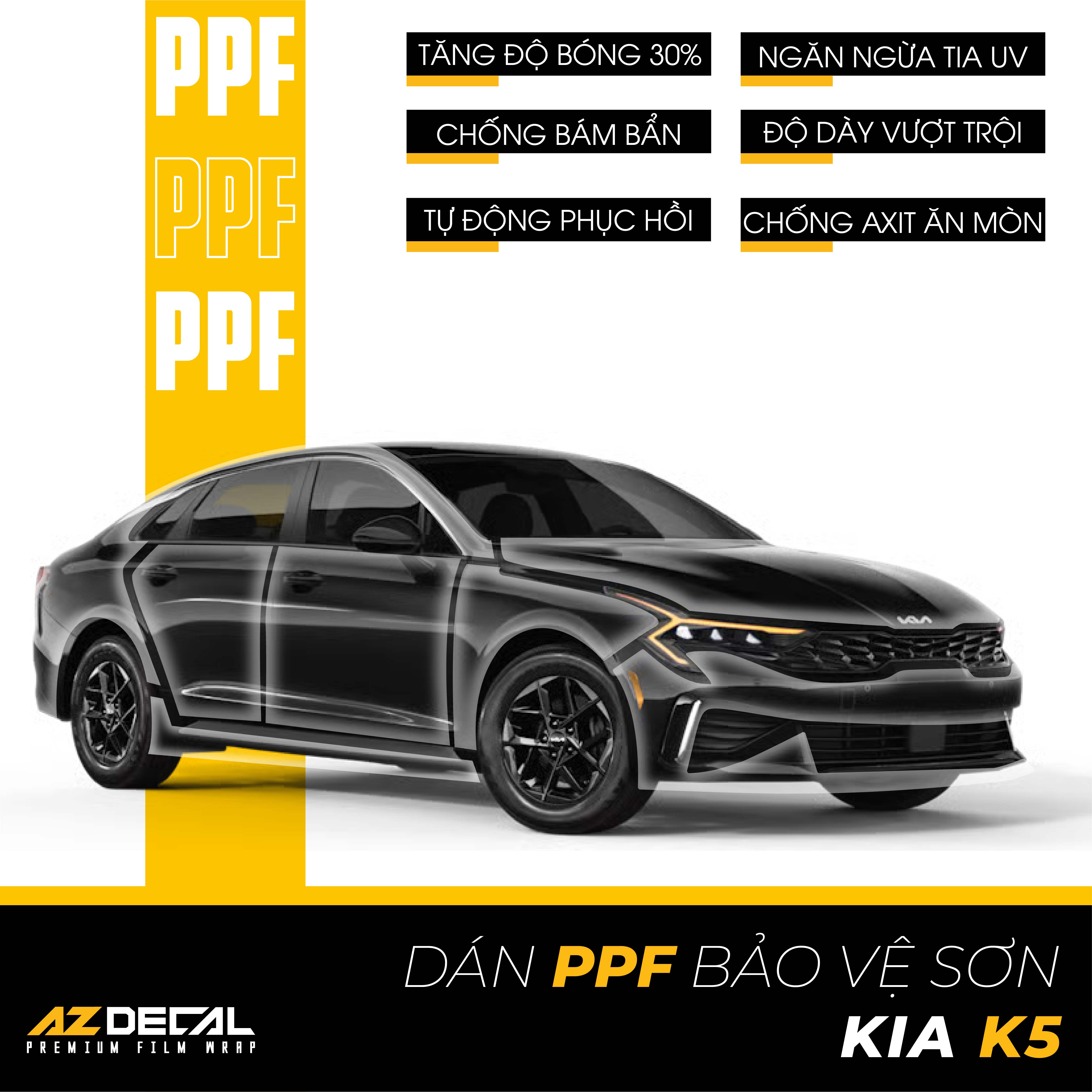 Dán PPF Ô Tô Kia K5