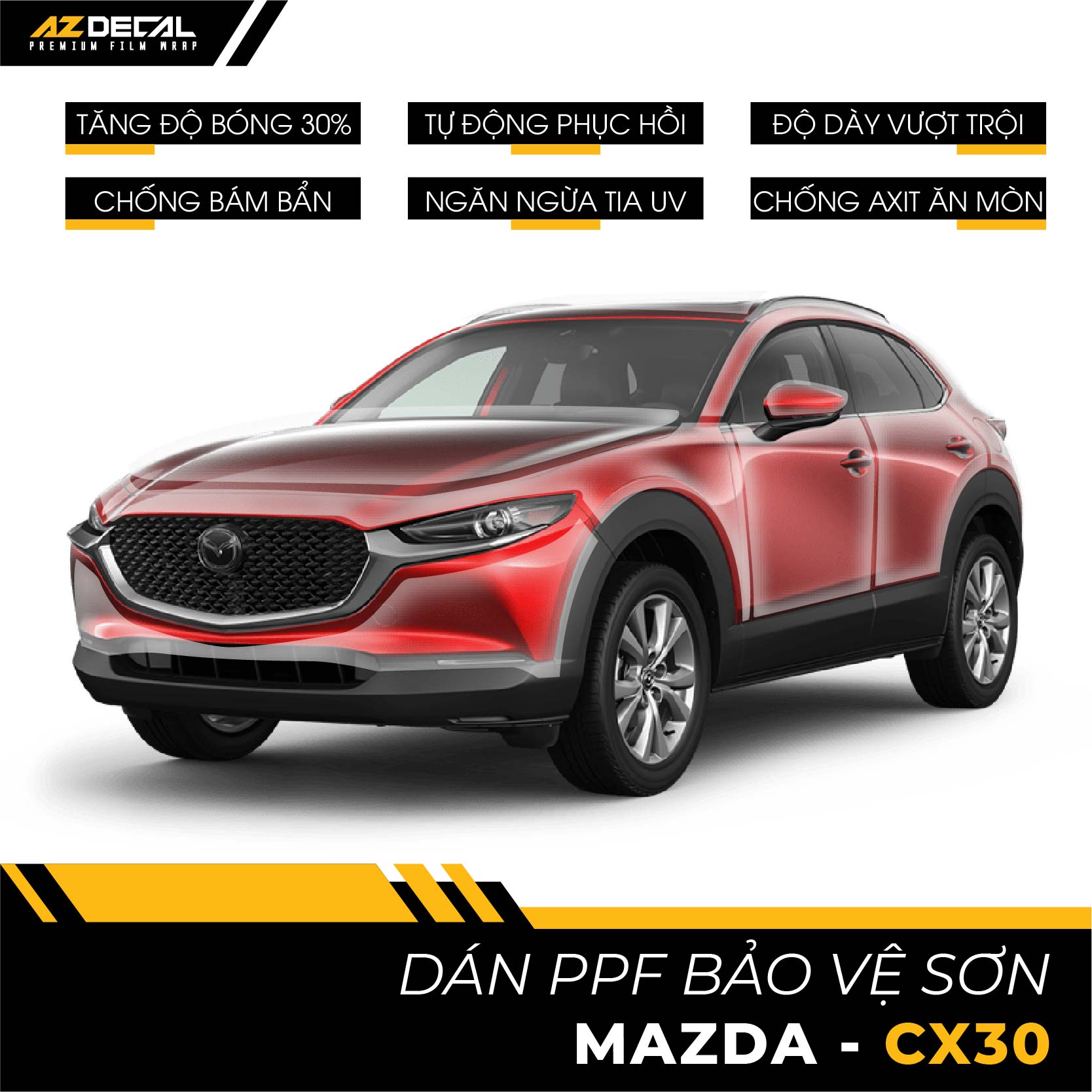 Dán PPF Ô Tô Mazda CX30