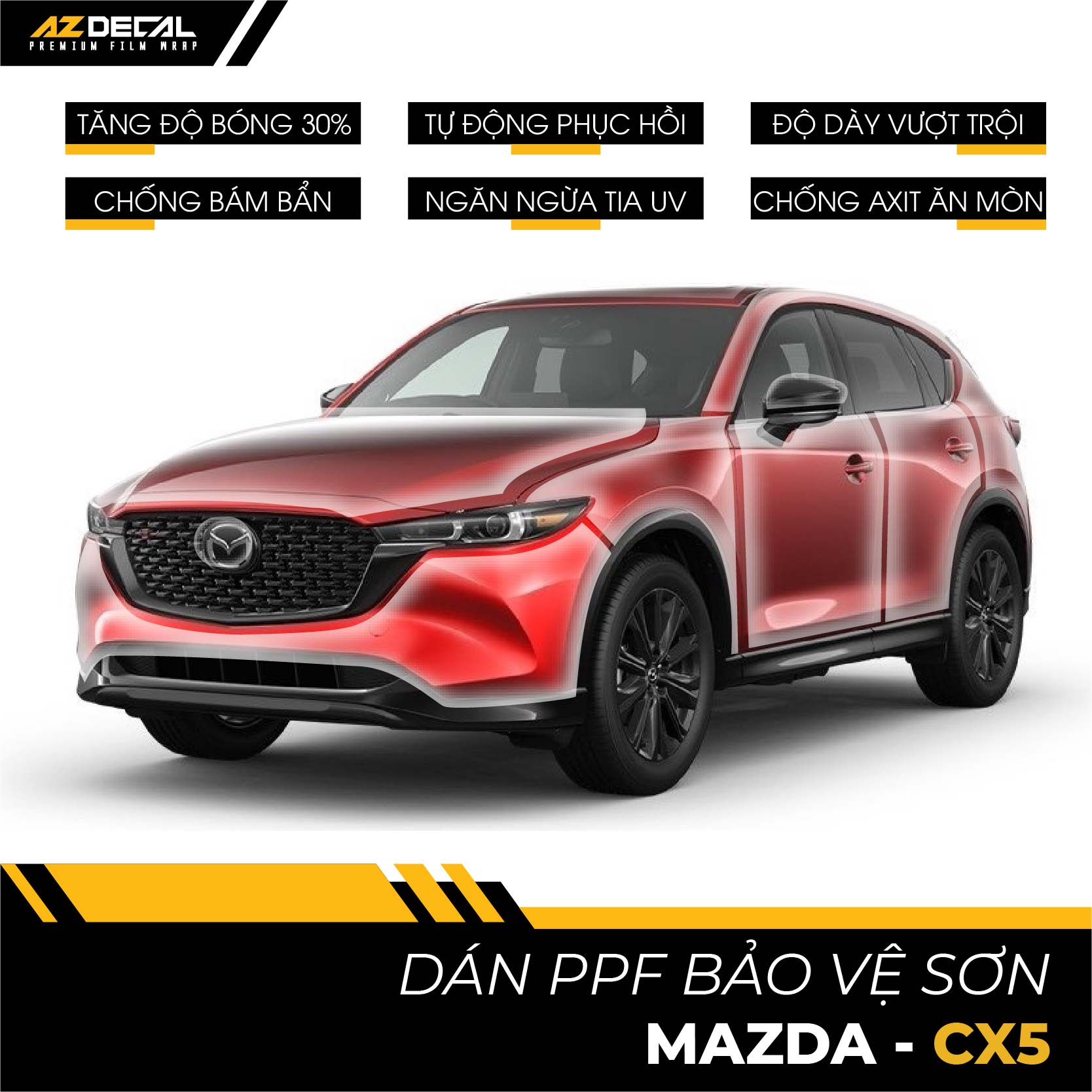 Dán PPF Ô Tô Mazda CX5