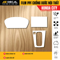 Dán PPF Nội Thất Ô Tô Honda City 2021 - 2024