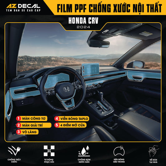 Dán PPF Nội Thất Ô Tô Honda CRV 2024