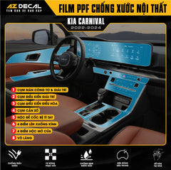 Dán PPF Nội Thất Ô Tô KIA Carnival 2022-2024