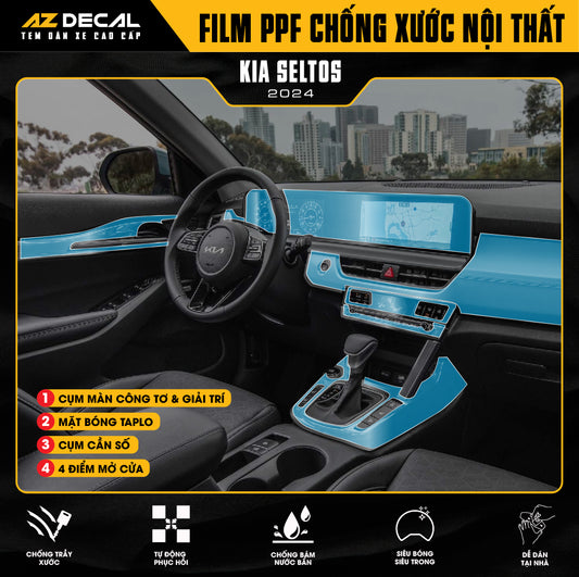 Dán PPF Nội Thất Ô Tô KIA Seltos 2024