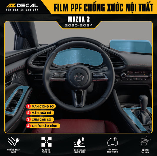 Dán PPF Nội Thất Ô Tô Mazda 3 2020-2024