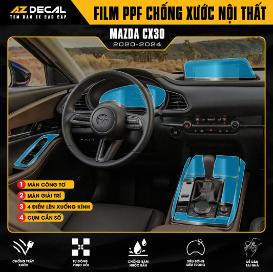 Dán PPF Nội Thất Ô Tô Mazda CX30 2020-2024