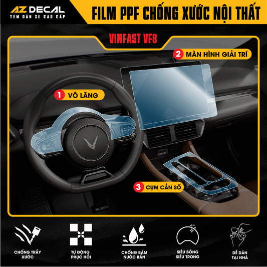 Dán PPF Nội Thất Ô Tô Vinfast VF8