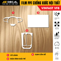 Dán PPF Nội Thất Ô Tô Vinfast VF8