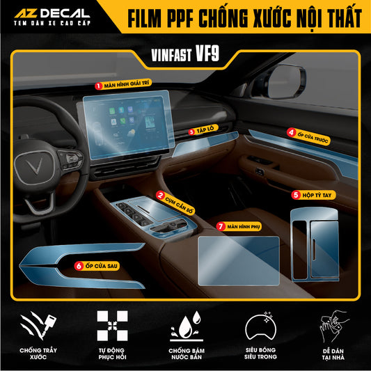 Dán PPF Nội Thất Ô Tô Vinfast VF9