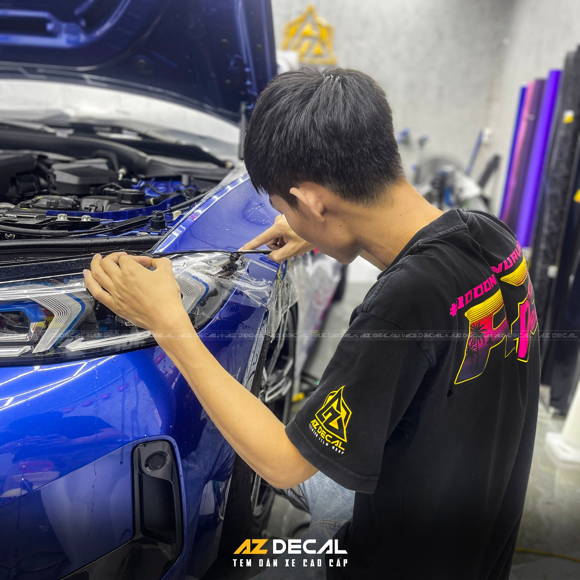 Dán PPF Ô Tô BMW 330i tự phục hồi