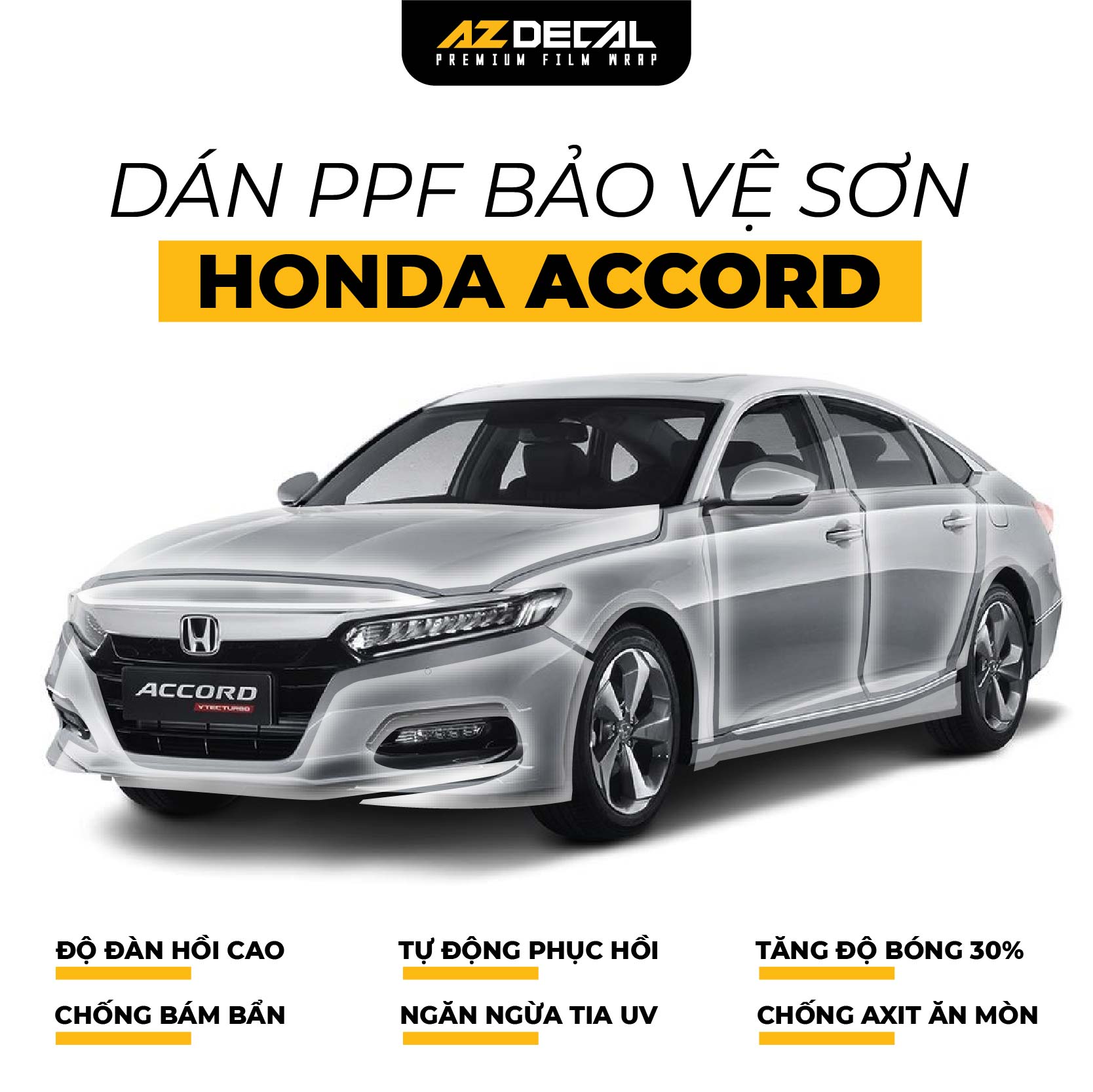 Dán PPF Ô Tô Honda Accord