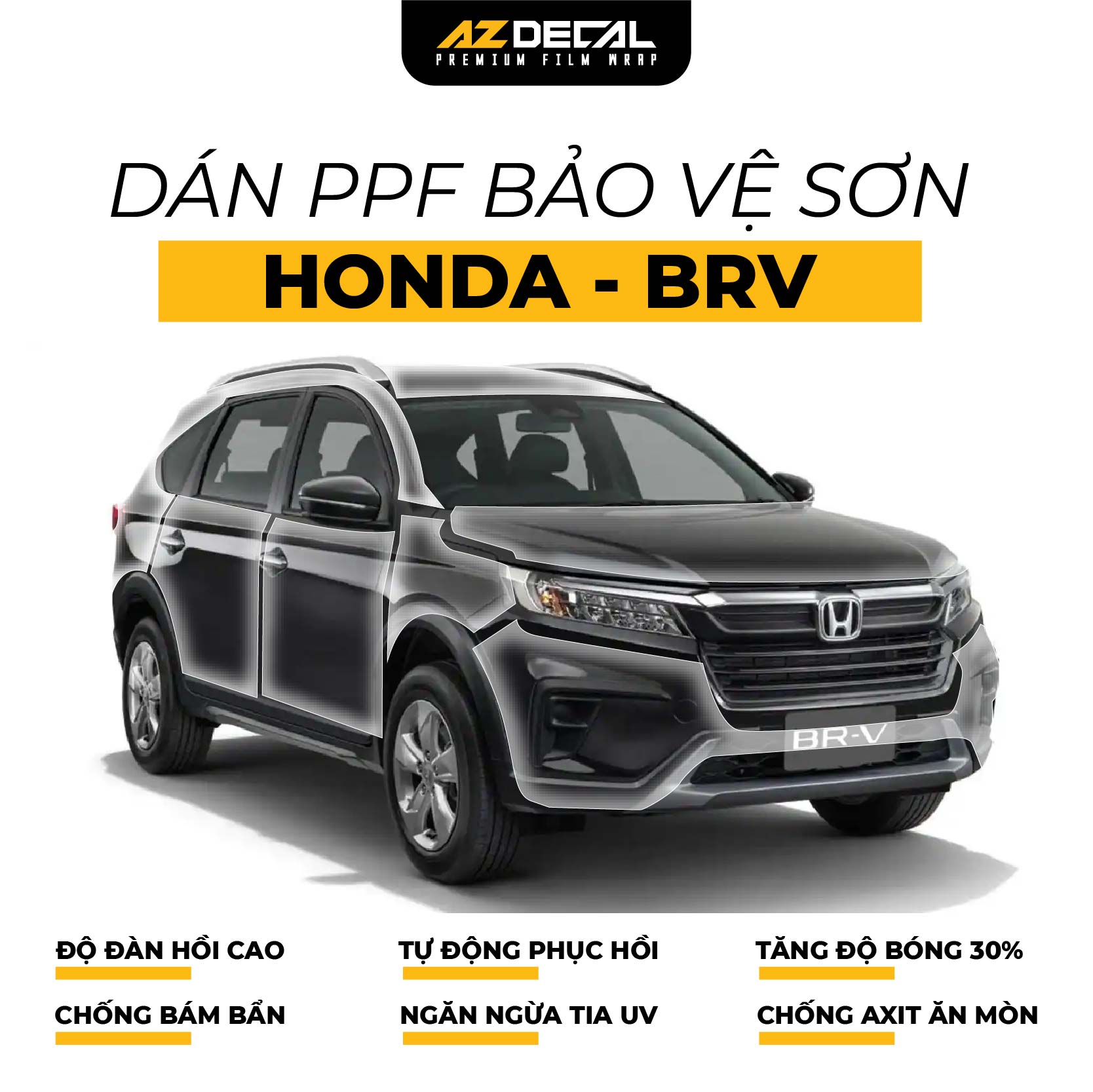 Dán PPF Ô Tô Honda BRV