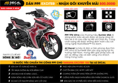 Dán PPF Xe Exciter 155