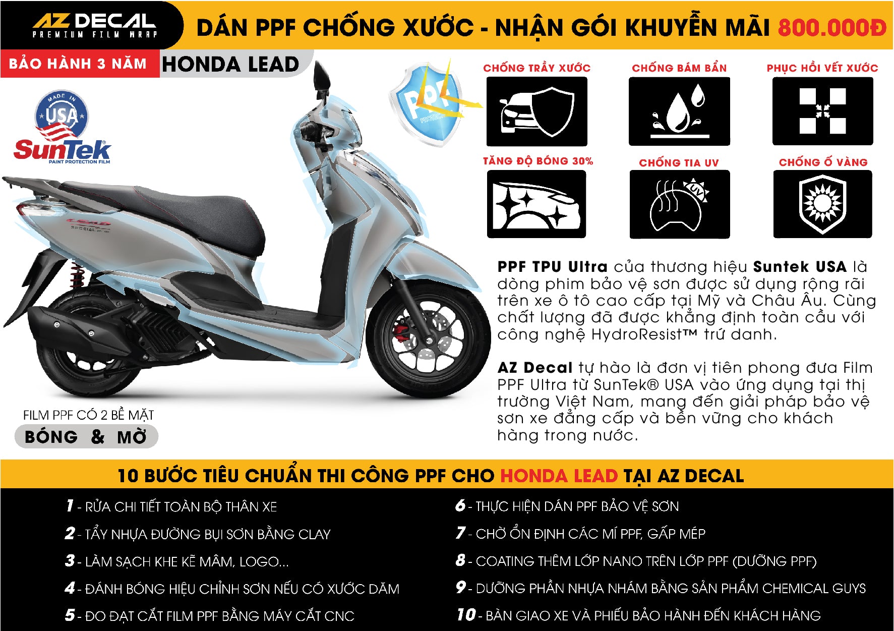 Dán PPF Xe Lead