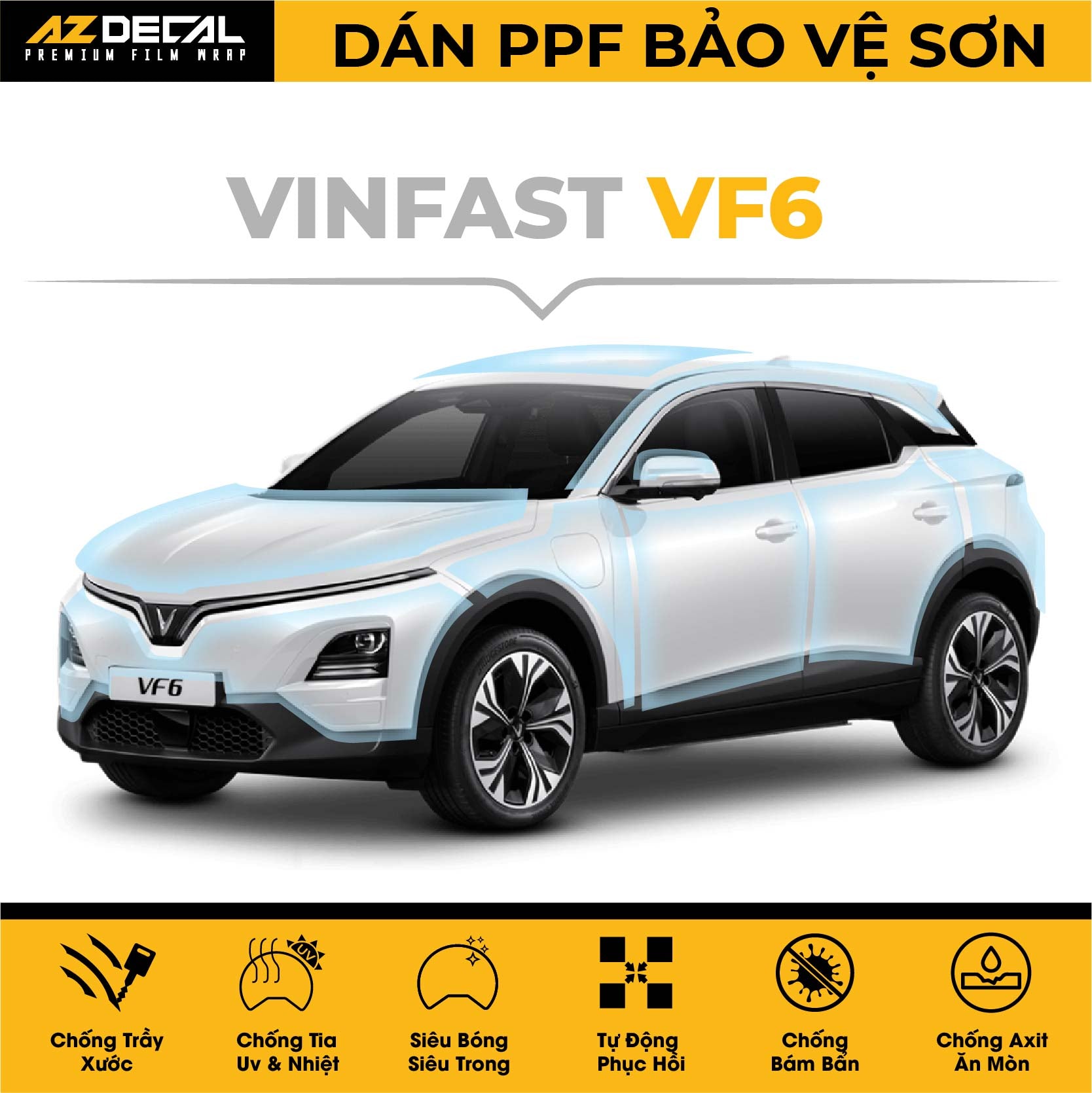 dán ppf xe vinfast vf6