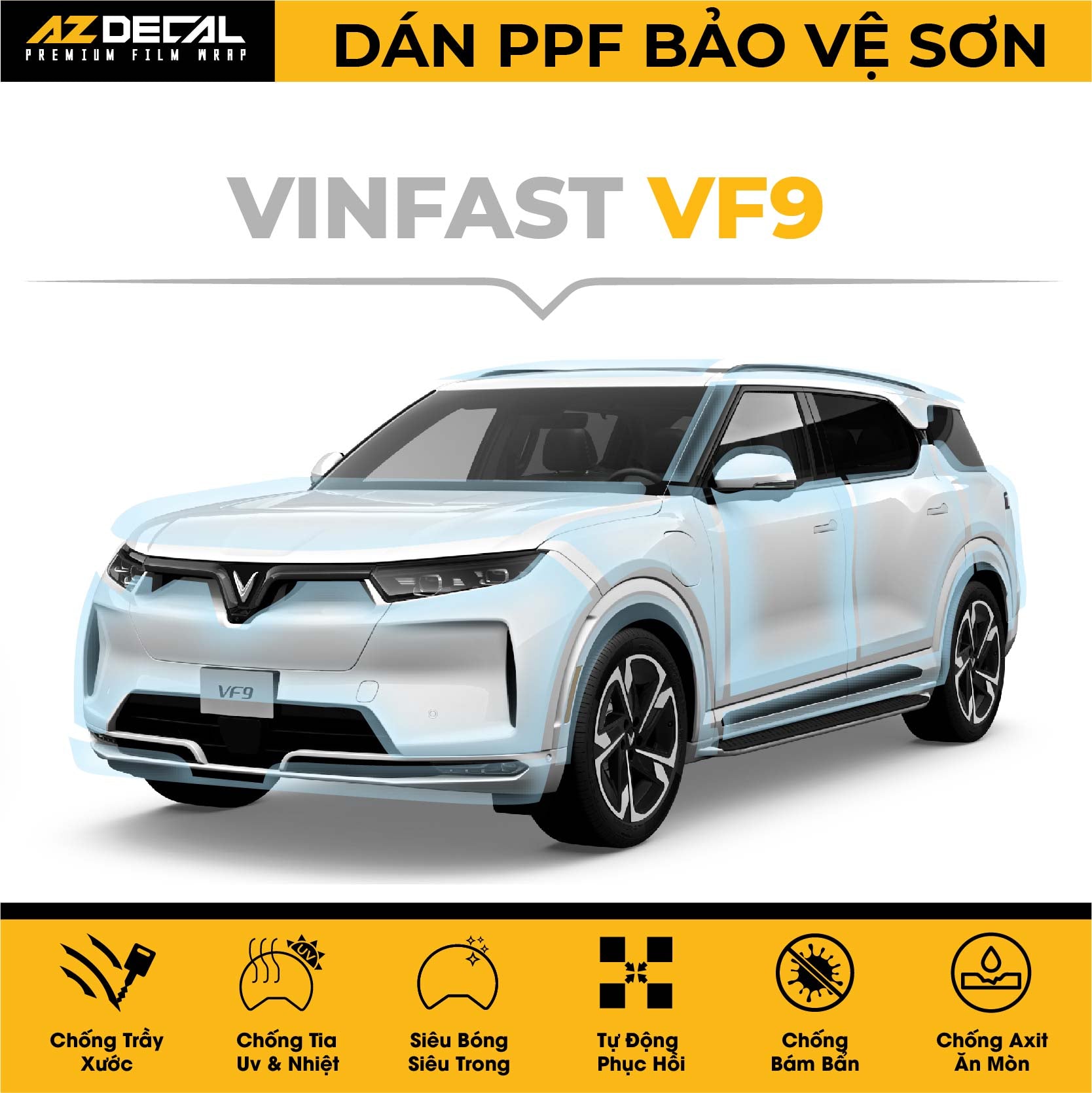Dán PPF Ô Tô Vinfast VF9