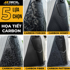 Tem Nhựa Nhám Carbon Fiber SH 2020-2025