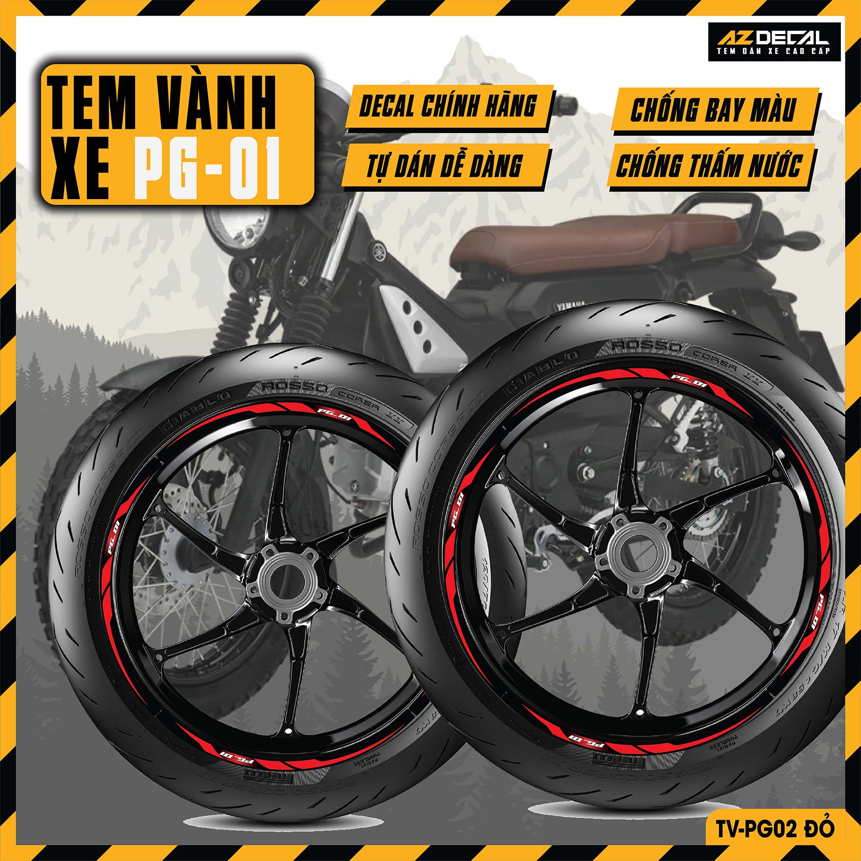 Tem Dán Vành PG-1 | TV-PG02