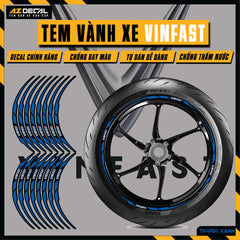 Tem Dán Vành VINFAST | TV-VF01 XANH