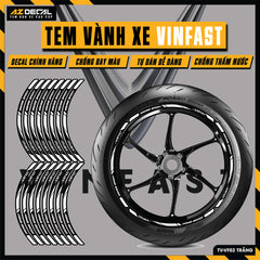 Tem Dán Vành VINFAST | TV-VF02 trắng