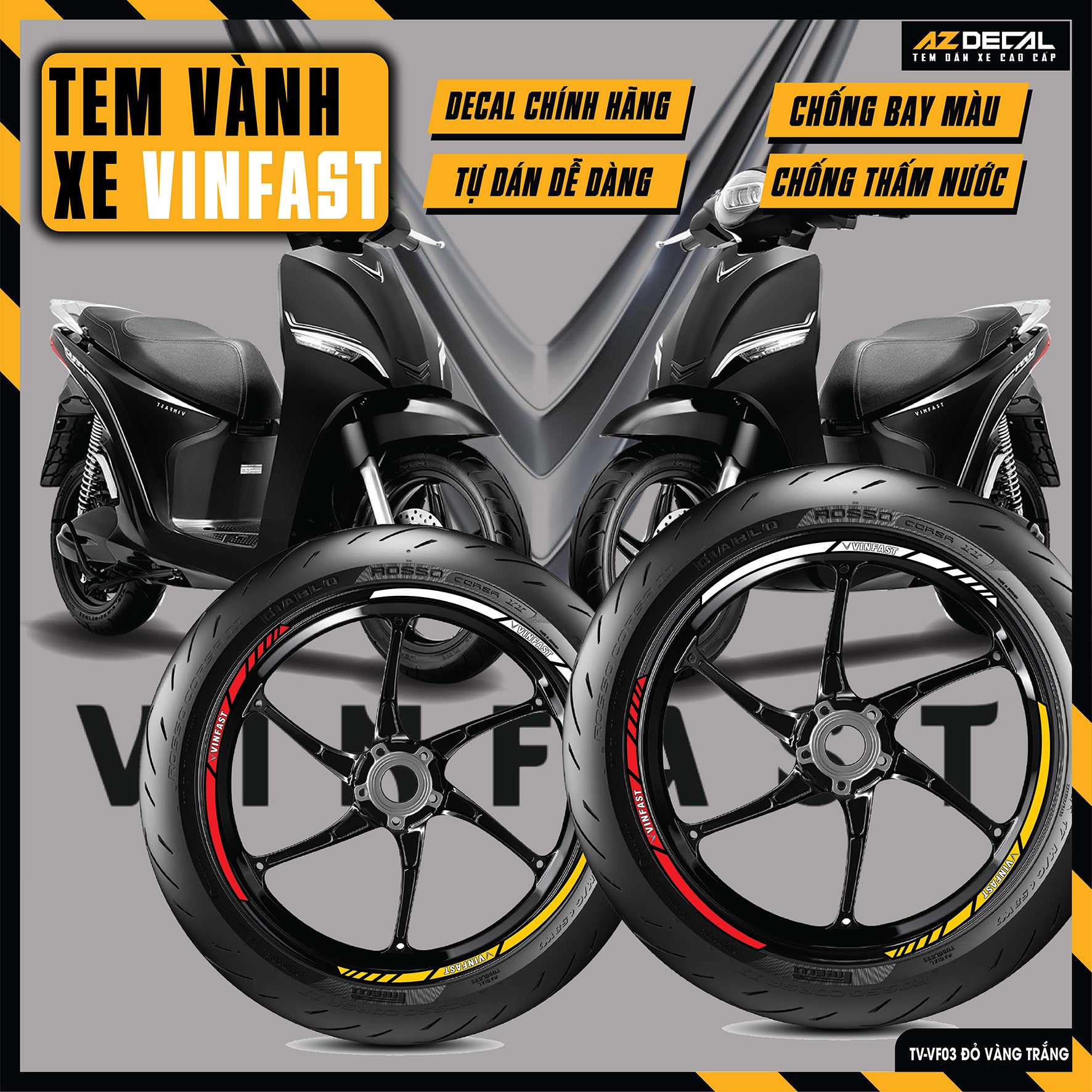 Tem Dán Vành VINFAST | TV-VF03