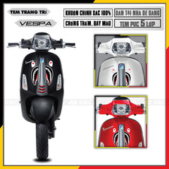 Tem dán mặt nạ Vespa