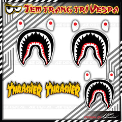 Tem Xe Vespa | VP22 | Thiết Kế Thrasher