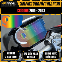 Miếng Dán Mặt Đồng Hồ 7 Màu Titan Xe Honda CB1000R