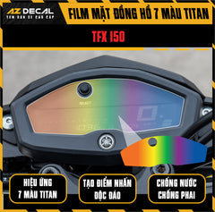 Miếng Dán Mặt Đồng Hồ 7 Màu Titan Xe Yamaha TFX150