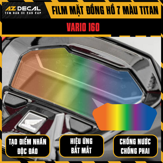 Miếng Dán Mặt Đồng Hồ 7 Màu Titan Xe Honda Vario